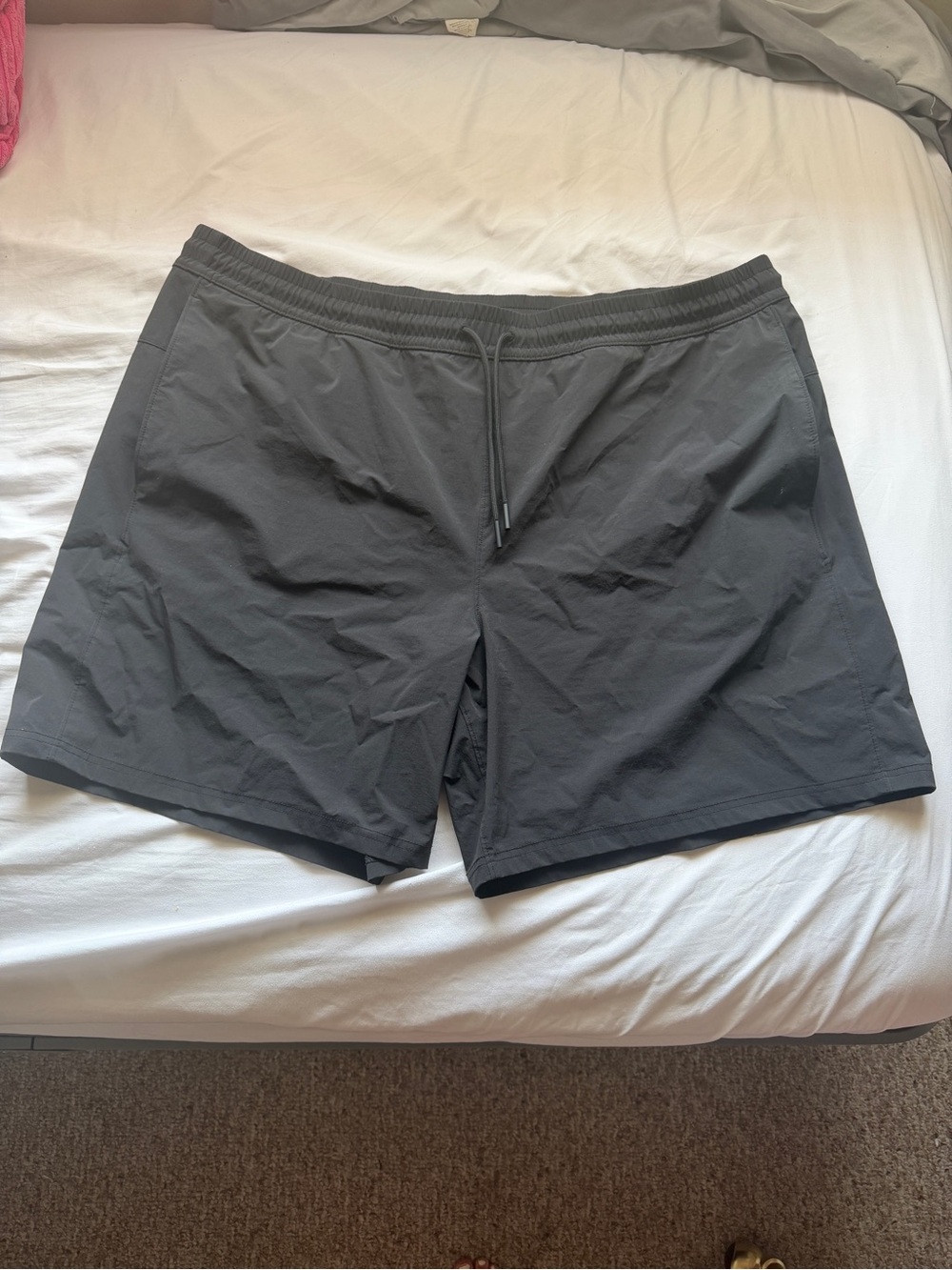 Old Navy Men's Black Athletic Drawstring Shorts